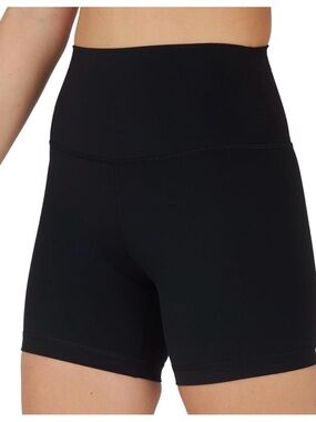 Yogalicious Lux 5”  High-Waist Black Bike Shorts Size Large